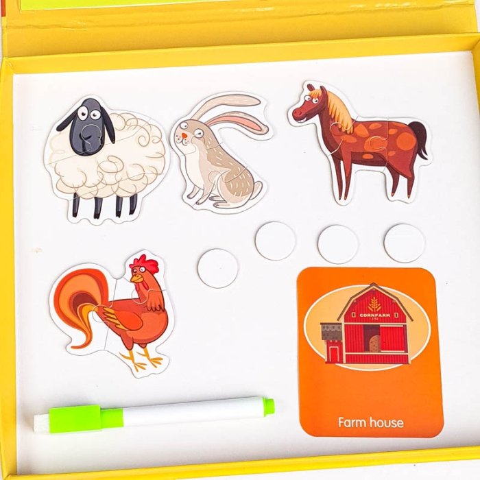 کتاب مگنتی پازلی مدل مزرعه کد 7143599