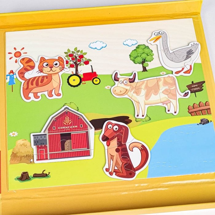 کتاب مگنتی پازلی مدل مزرعه کد 7143599