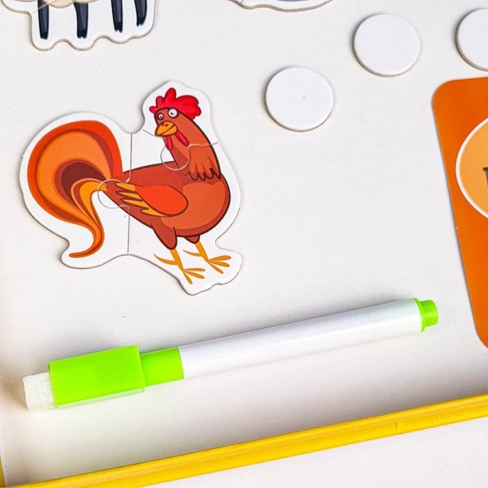 کتاب مگنتی پازلی مدل مزرعه کد 7143599