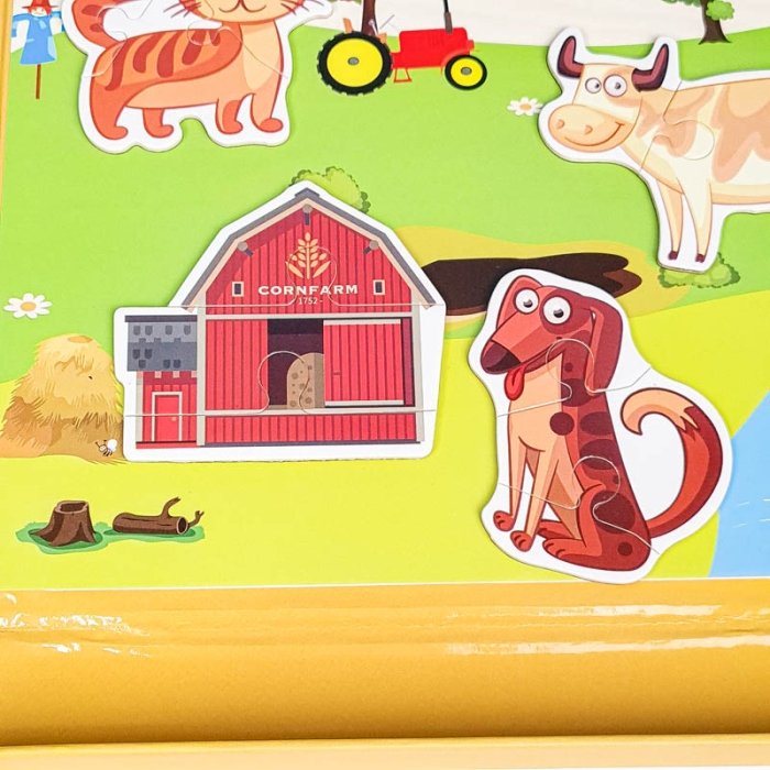 کتاب مگنتی پازلی مدل مزرعه کد 7143599