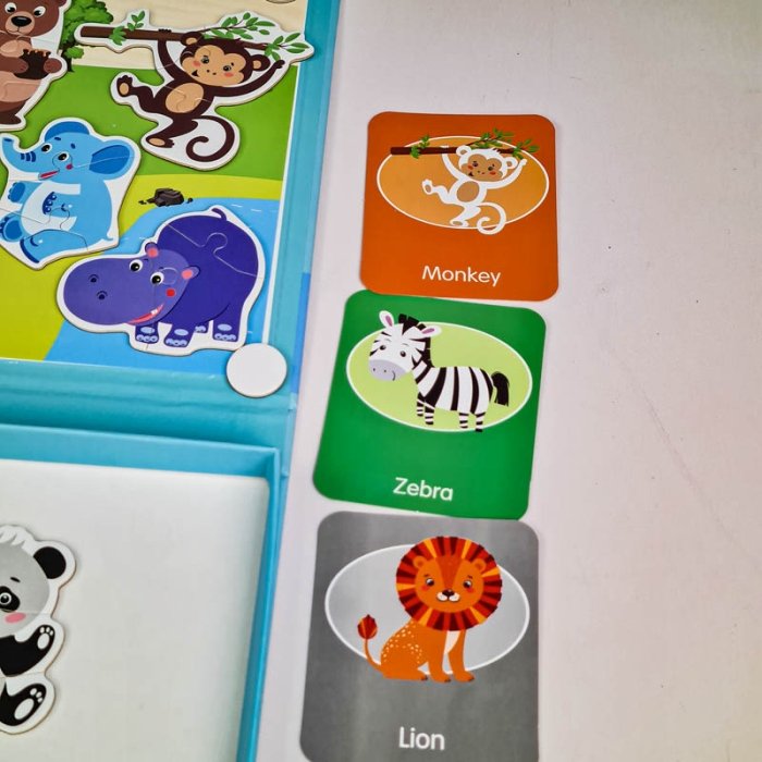 کتاب مگنتی پازلی مدل حیوانات جنگل کد 7143600