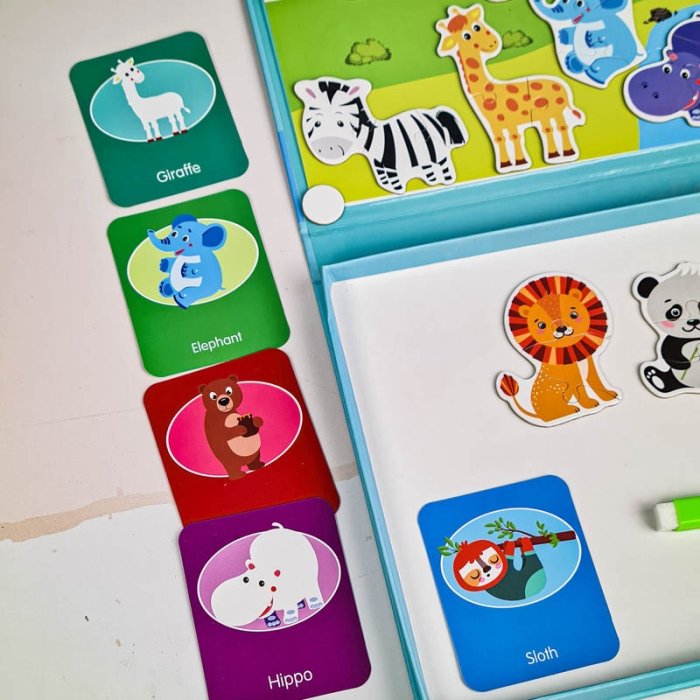 کتاب مگنتی پازلی مدل حیوانات جنگل کد 7143600