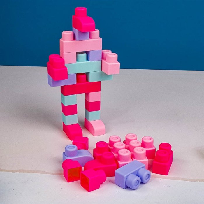 اسباب بازی آجره  نرم 28 تکه کد 661967