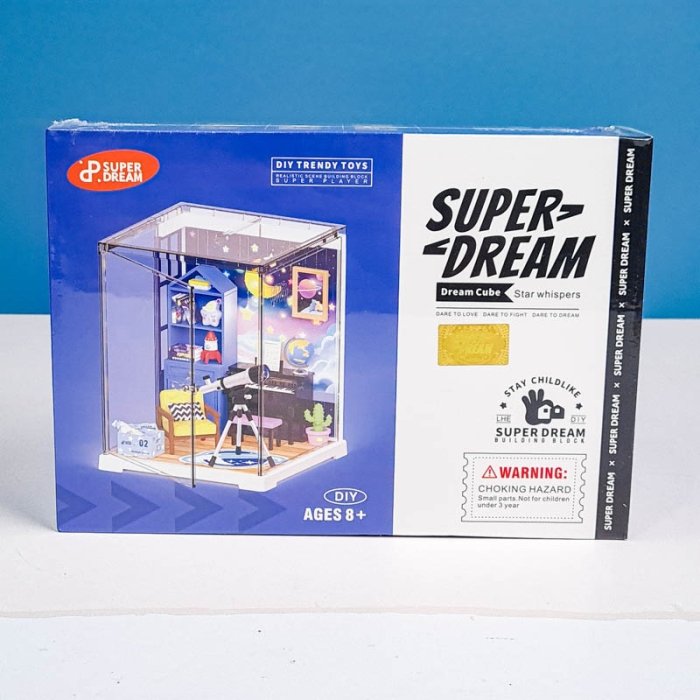 کیت خانه سازی مینیاتوری 65 تکه مدل اتاق نجوم کد A240301