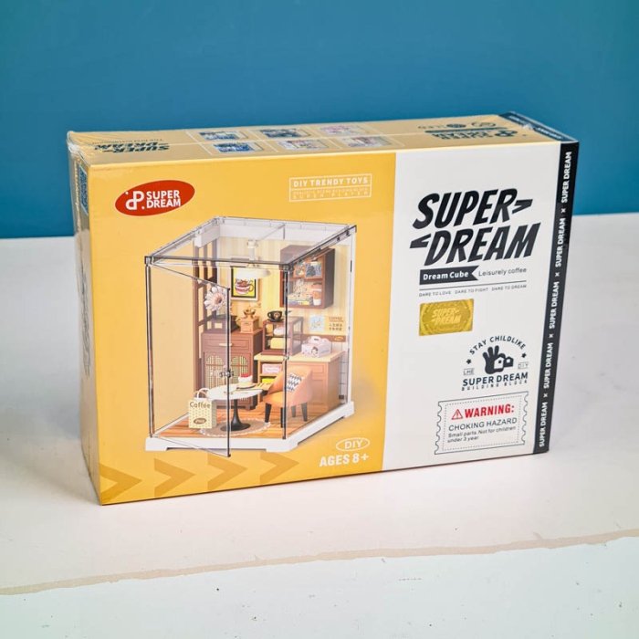 کیت خانه سازی مینیاتوری 66 تکه مدل کافی شاپ کد A240402