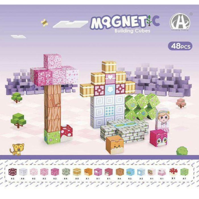 بلوک مغناطیسی 48 تکه کد CH1381