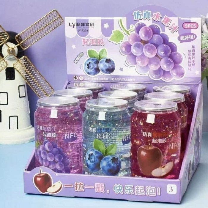 اسلایم اکلیلی نوشیدنی میوه ای کد  LYA279