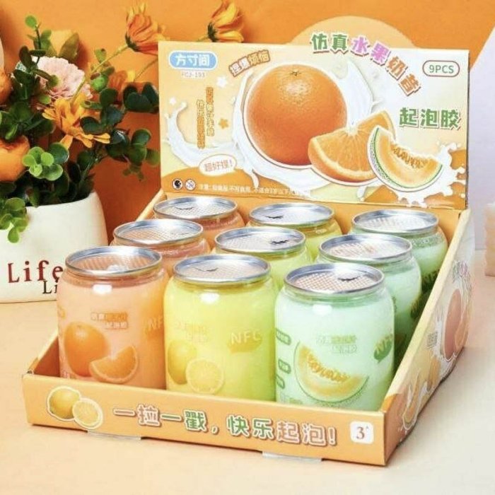 اسلایم قوطی نوشیدنی میوه ای کد  FCJ192