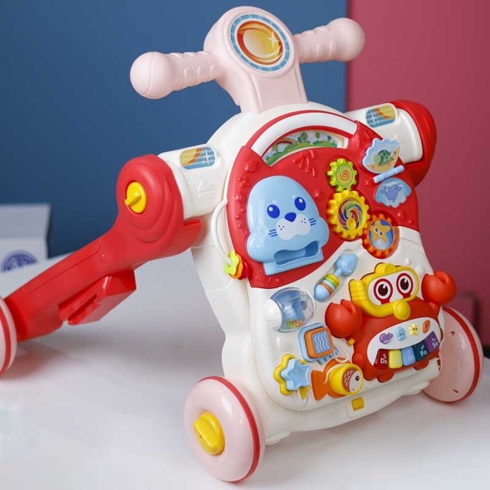 واکر کودک موزیکال هانگر Huanger رنگ صورتی کد HE0827