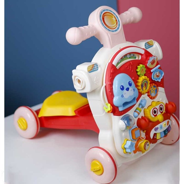 واکر کودک موزیکال هانگر Huanger رنگ صورتی کد HE0827