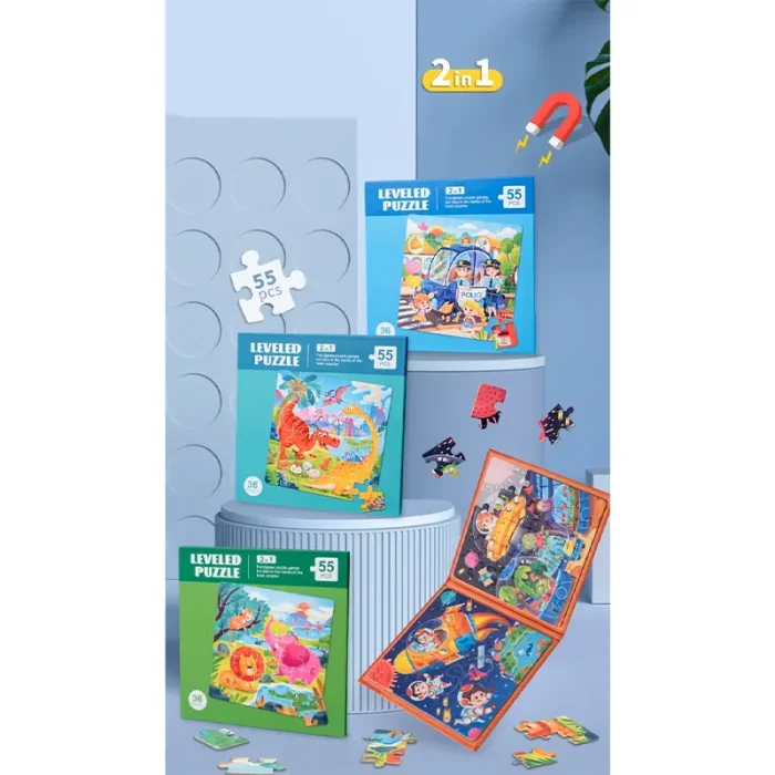 کتاب پازلی مگنتی 91 تکه طرح مشاغل امداد کد 896938