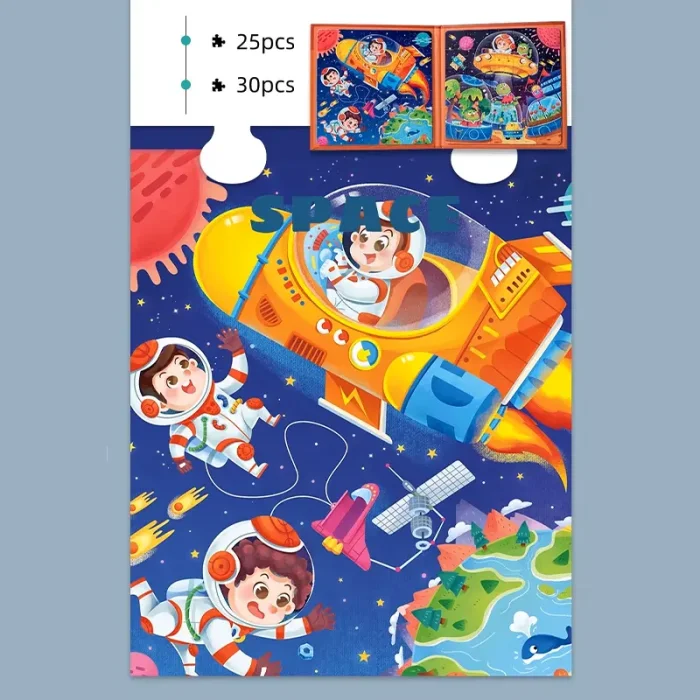 کتاب پازلی مگنتی 91 تکه طرح مشاغل امداد کد 896938