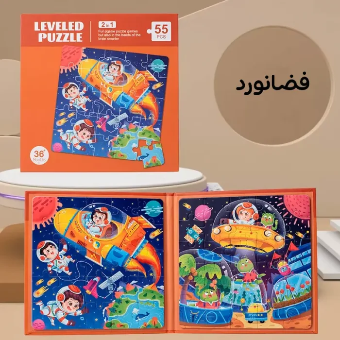 کتاب پازلی مگنتی 91 تکه طرح مشاغل امداد کد 896938