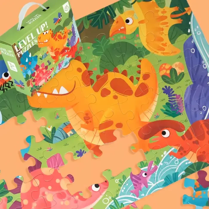 پازل کودک 24 تکه مدل فضانوردان کوچک کد 085037