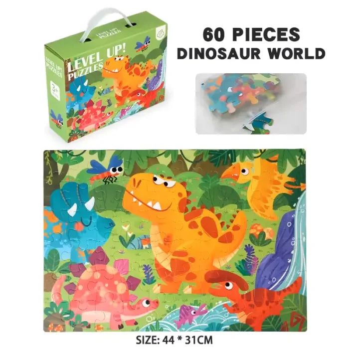 پازل کودک 24 تکه مدل فضانوردان کوچک کد 085037