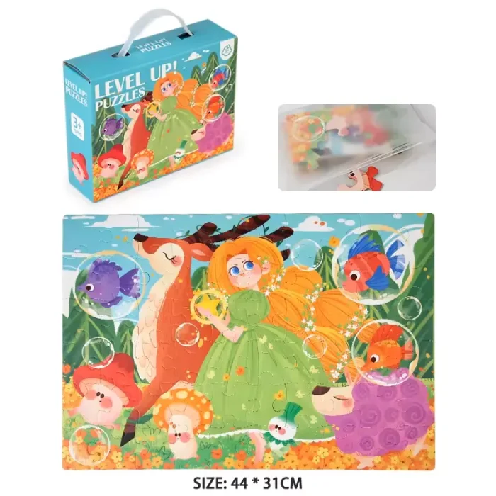 پازل کودک 24 تکه مدل فضانوردان کوچک کد 085037