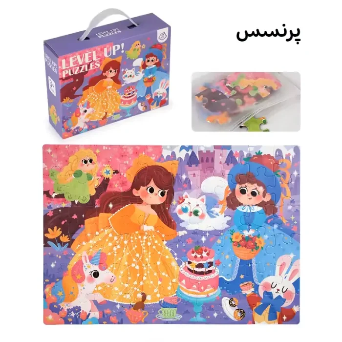 پازل کودک 24 تکه مدل فضانوردان کوچک کد 085037