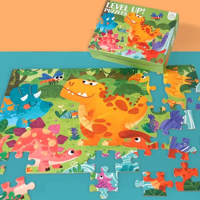 پازل کودک 24 تکه مدل فضانوردان کوچک کد 085037