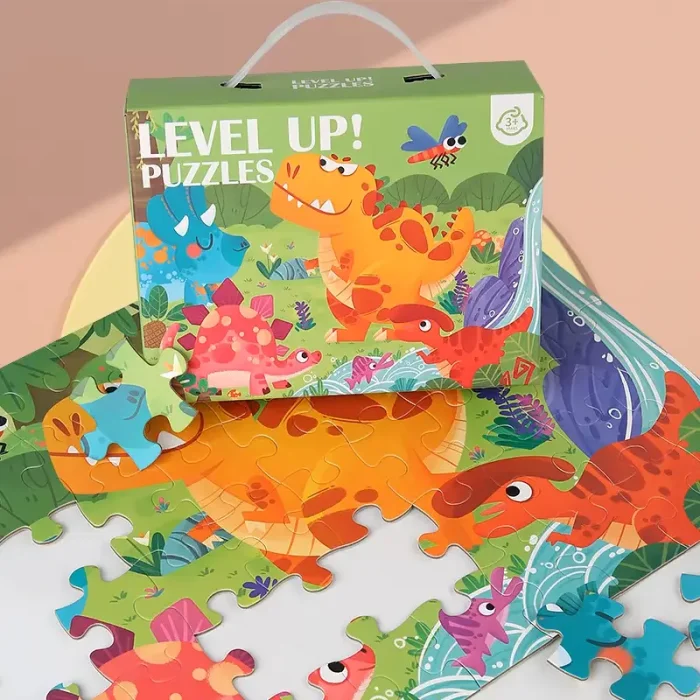 پازل کودک 24 تکه مدل فضانوردان کوچک کد 085037