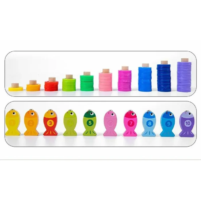 اسباب بازی چوبی تخته لگاریتمی مونته سوری 7 در 1 کد 5561840