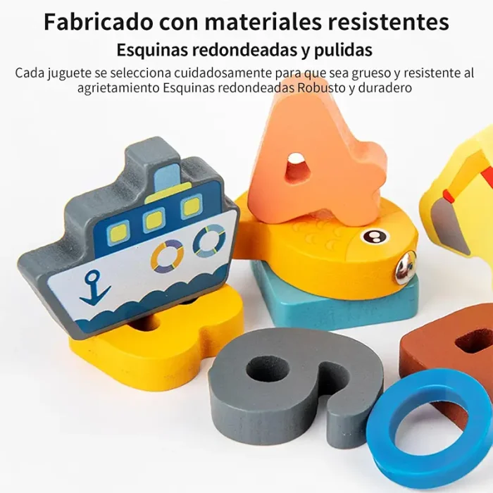 اسباب بازی چوبی تخته لگاریتمی مونته سوری 7 در 1 کد 5561840