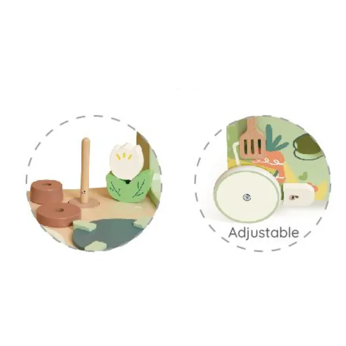 واکر چوبی 2 در 1 کلاسیک ورلد classic world rider walker کد 10509