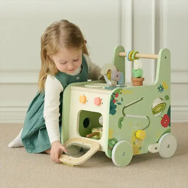 واکر چوبی 2 در 1 کلاسیک ورلد classic world rider walker کد 10509