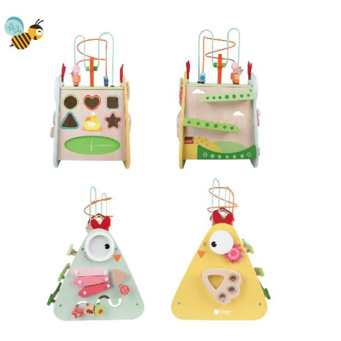 اسباب بازی مکعب هوش و فعالیت چوبی کد MWZ2070