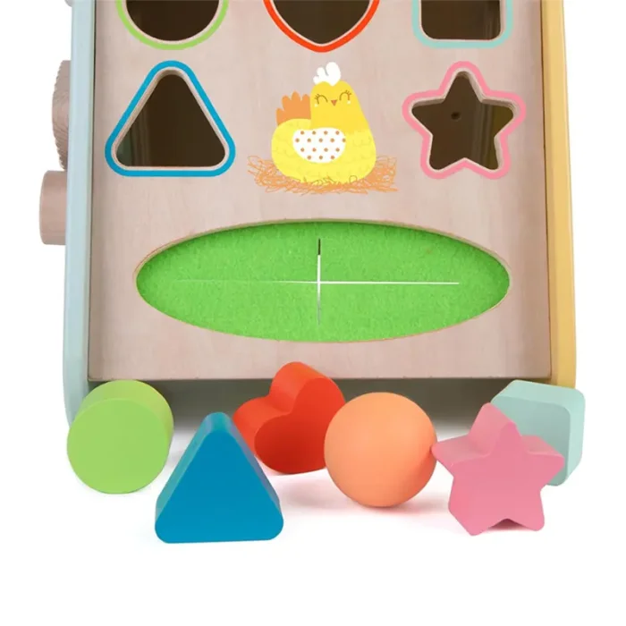 اسباب بازی مکعب هوش و فعالیت چوبی کد MWZ2070