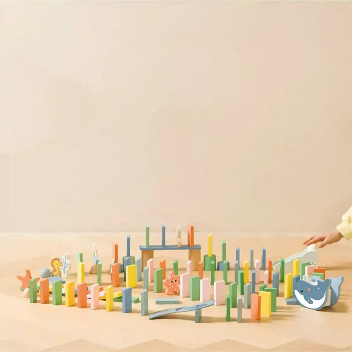 دومینو اقیانوس چوبی کلاسیک ورلد Classic World Ocean Dominoes مدل 20220