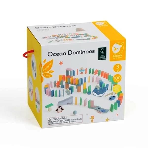 دومینو اقیانوس چوبی کلاسیک ورلد Classic World Ocean Dominoes مدل 20220