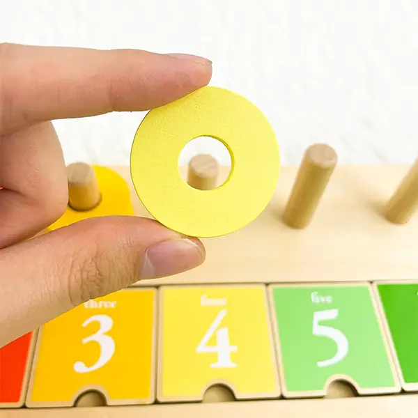 اسباب بازی چوبی تخته لگاریتمی مونته سوری 6 در 1 کد KMBL220842