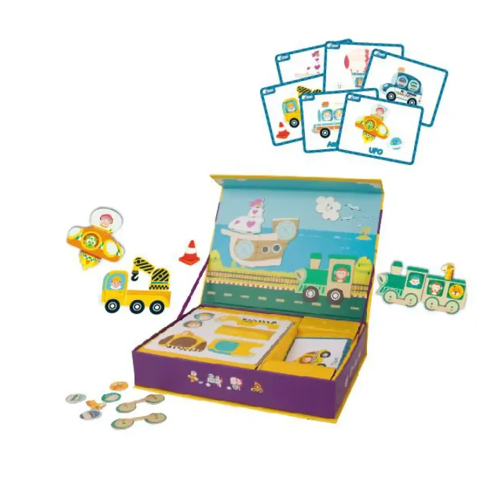 پازل مگنتی کلاسیک ورلد مدل حمل و نقل Classic World Magnetic Traffic&Transportation کد 20026