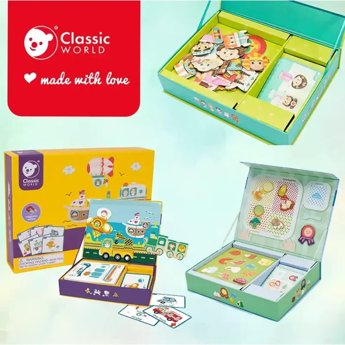 پازل مگنتی کلاسیک ورلد مدل جنگل Classic World Magnetic Forest Animal کد 20025