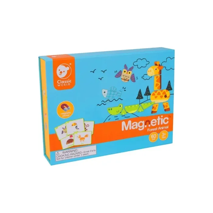 پازل مگنتی کلاسیک ورلد مدل جنگل Classic World Magnetic Forest Animal کد 20025