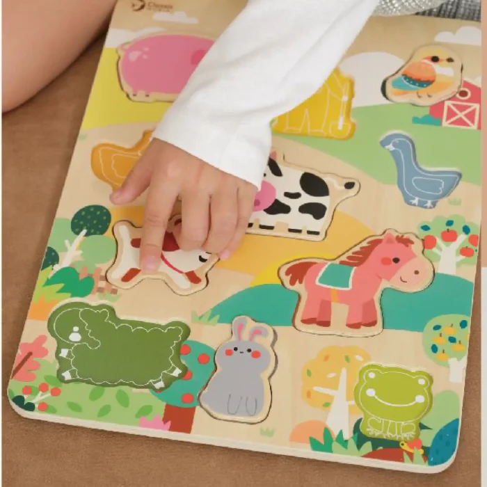 پازل چوبی حیوانات کلاسیک ورد Classic World Animal Puzzle  کد 40069