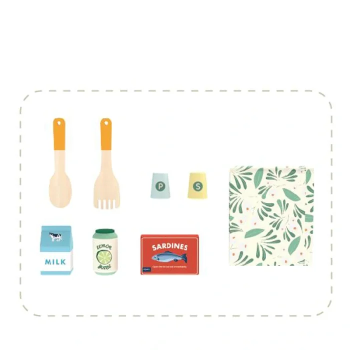 آشپزخانه کودک چوبی کلاسیک ورلد Natural Kitchen classic world کد 50641