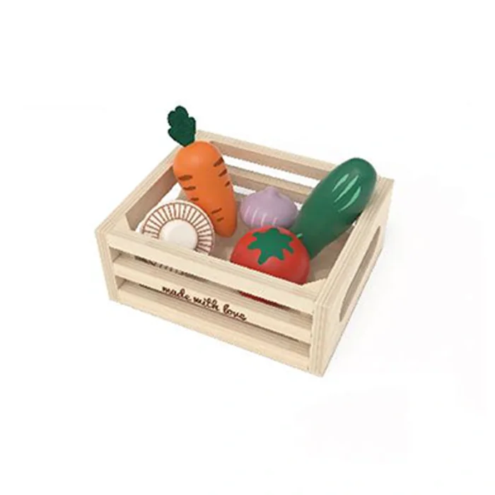 سبد سبزیجات چوبی کلاسیک ورلد Vegetable Basket Classic World کد 50642