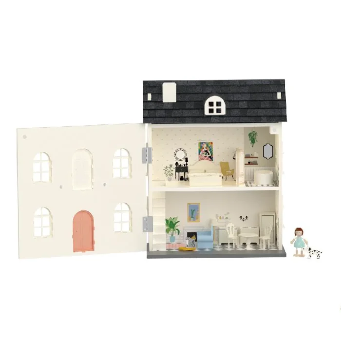 خانه عروسک چوبی وینتیج کلاسیک ورد Classic World Vintage Dollhouse کد 50620