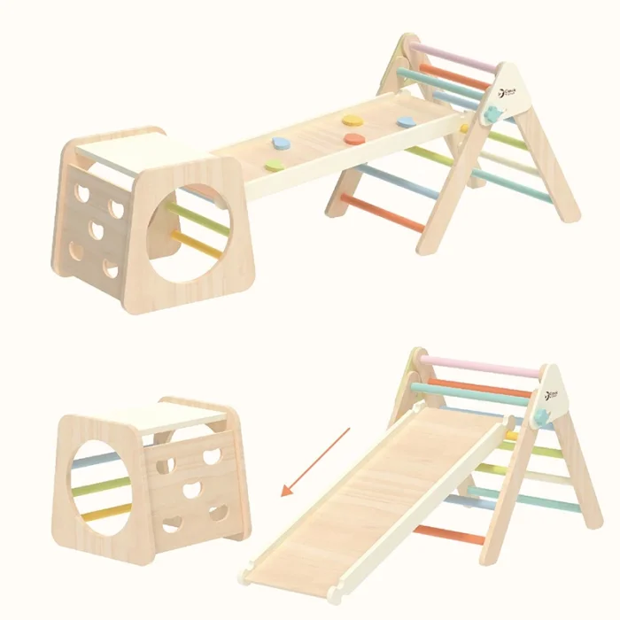 اسباب بازی نردبان مثلثی پیکلر کلاسیک ورلد classic world Foldable Children Triangle Climbing Set کد 60015