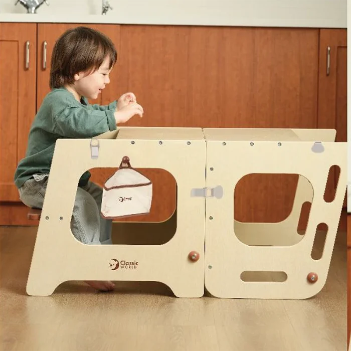 چهارپایه و برجک یادگیری کلاسیک ورلد classic world Convertible Helper Tower table کد 60522