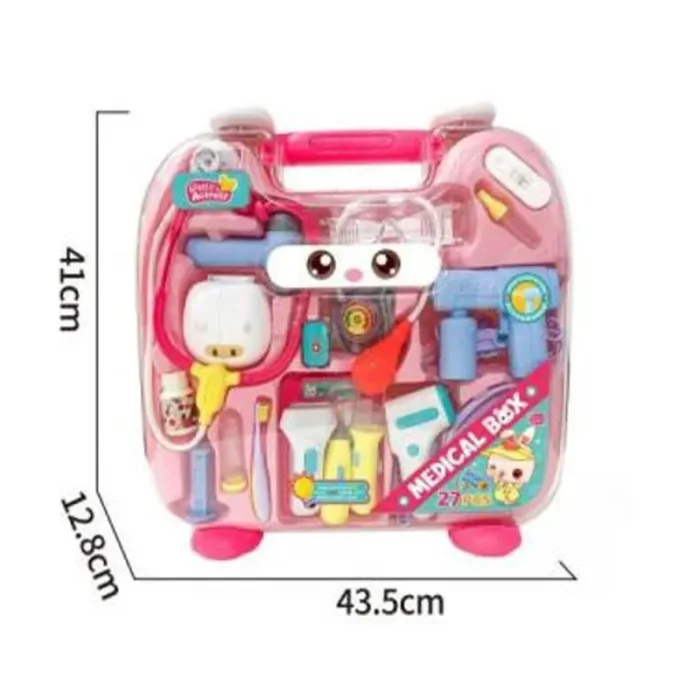 کیف پزشکی اسباب بازی رنگ صورتی کد 6607