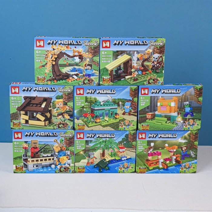 اسباب بازی لگو ماینکرفت 96 تکه کد MG1333B