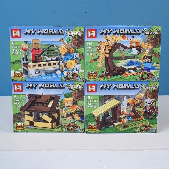 اسباب بازی لگو ماینکرفت 87 تکه کد MG1310A