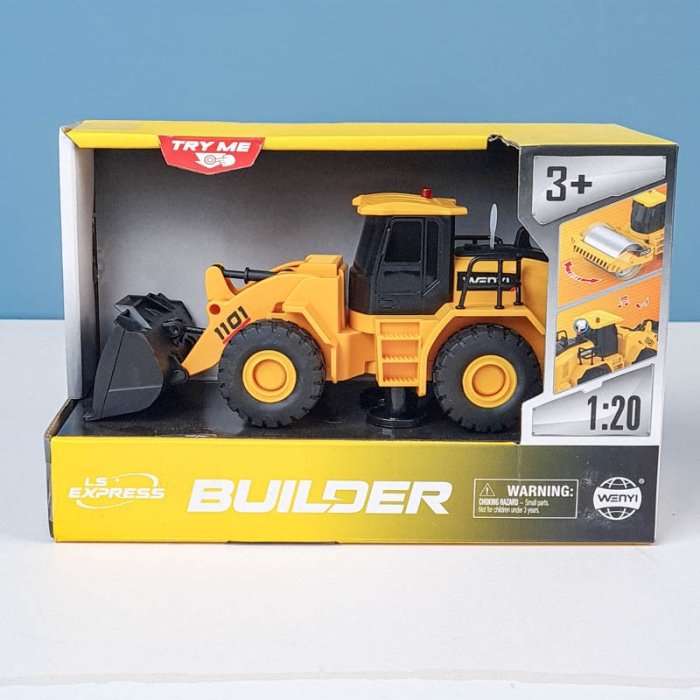 اسباب بازی ماشین راهسازی موزیکال مدل بولدوزر  کد WY1101A
