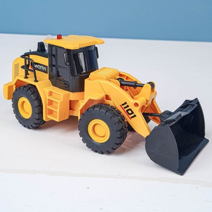 اسباب بازی ماشین راهسازی موزیکال مدل بولدوزر کد WY1101A