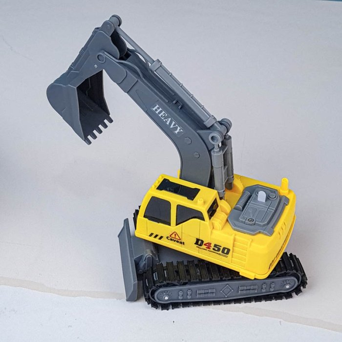 اسباب بازی ماشین  راهسازی موزیکال مدل بیل مکانیکی  کد  JS112