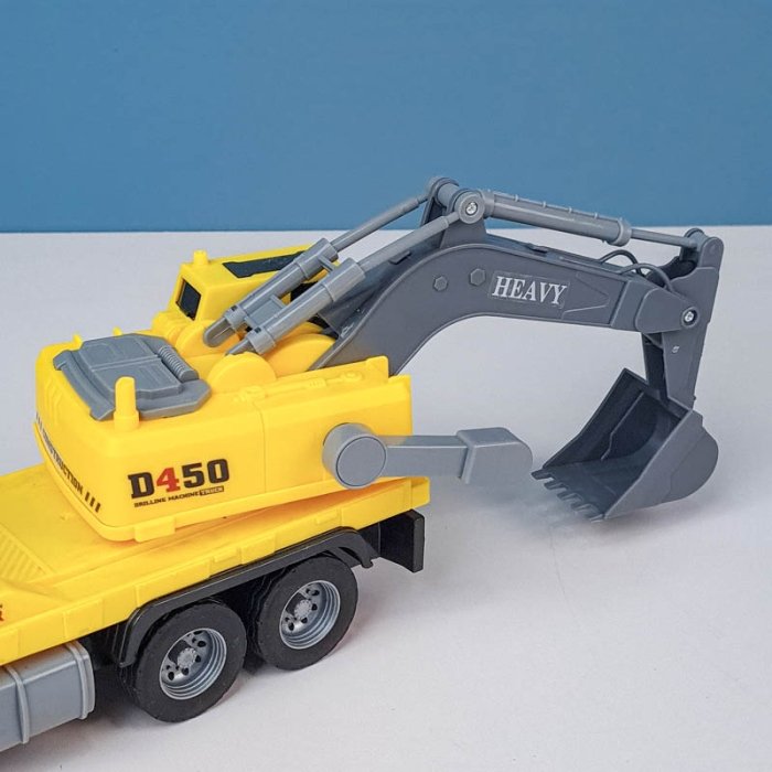 اسباب بازی ماشین  راهسازی موزیکال مدل بیل مکانیکی  کد  JS103