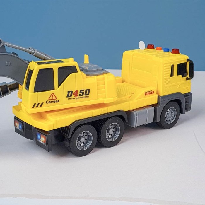 اسباب بازی ماشین  راهسازی موزیکال مدل بیل مکانیکی  کد  JS103