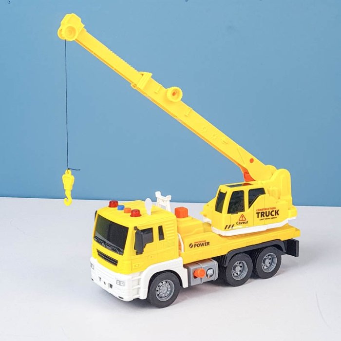 اسباب بازی ماشین راهسازی موزیکال مدل جرثقیل کد JS105